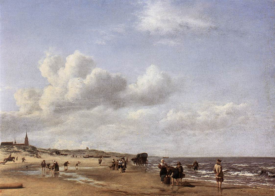 The Beach at Scheveningen wr